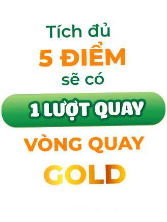 Hướng dẫn tích 5 điểm và quay vòng gold